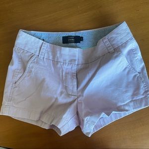 J. Crew chino shorts in lavender